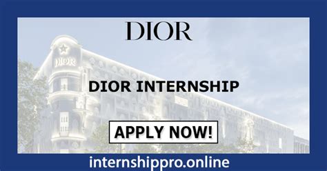 chrsitain dior internship|dior corporate trainee program.